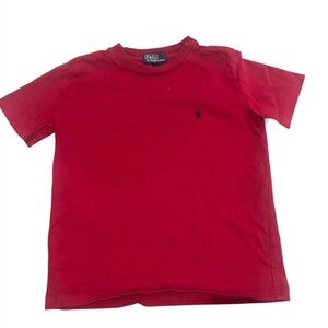 Polo by Ralph Lauren Kids Red Short Sleeve Crewneck Tee